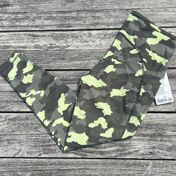 Lululemon Swift Speed HR Tight 28 Legging size 14 XL NEW CAMO workout leggings - Picture 2 of 5